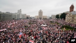 Демонстрация белорусской оппозиции. Минск, август 2020 г. (архивное фото) 