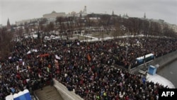 Протесты на Болотной площади 24 декабря 2011 г