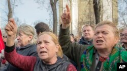 Митинг в поддержку правительства в Кишиневе. 12 ноября 2019 г. 